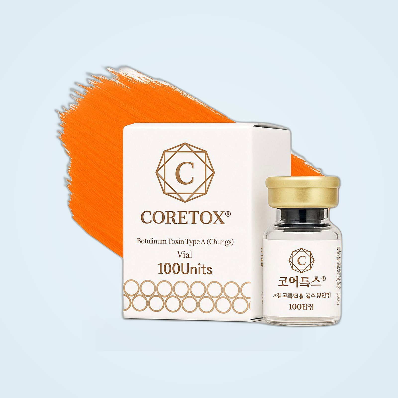 Coretox 100U product packaging
