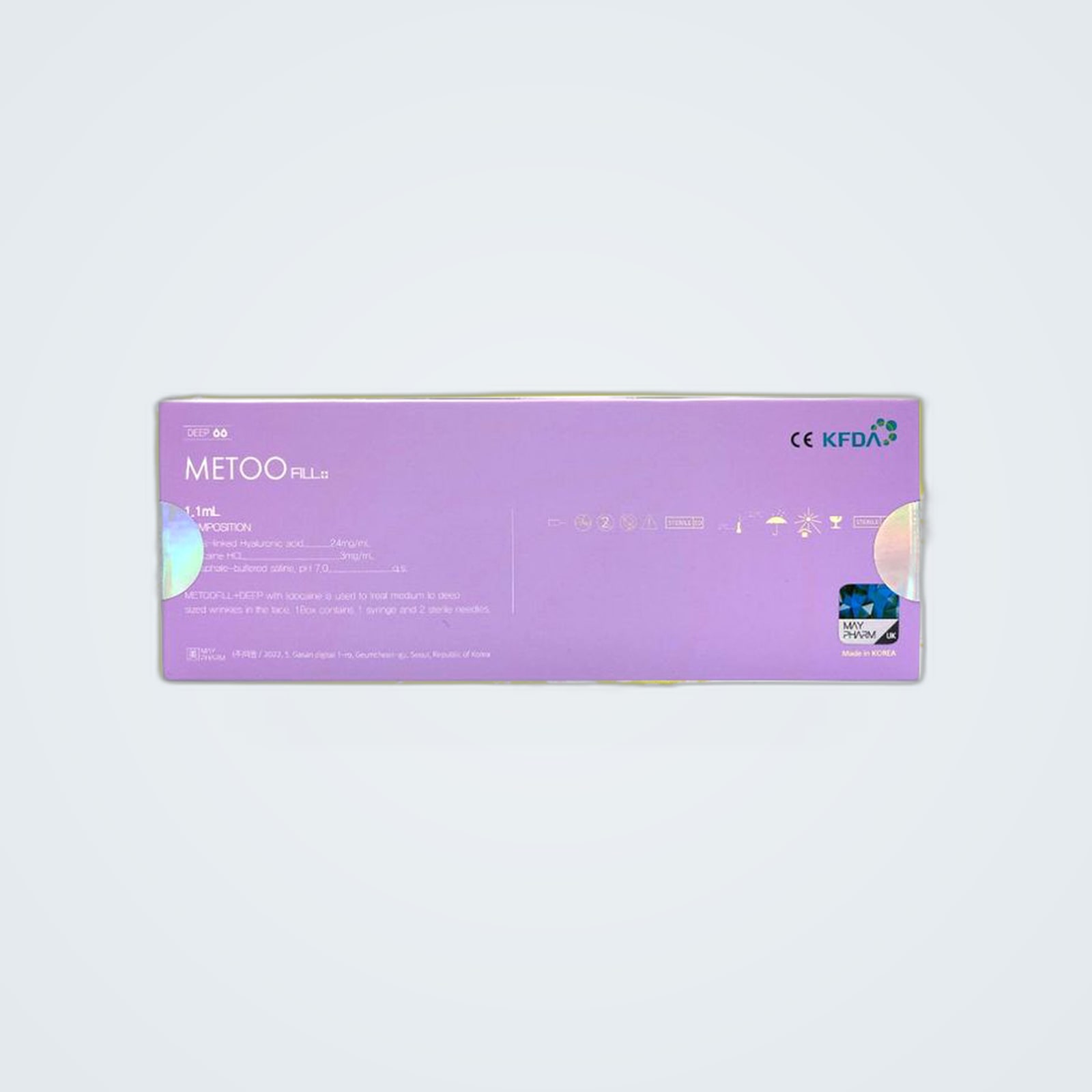 Metoo Fill Deep product packaging
