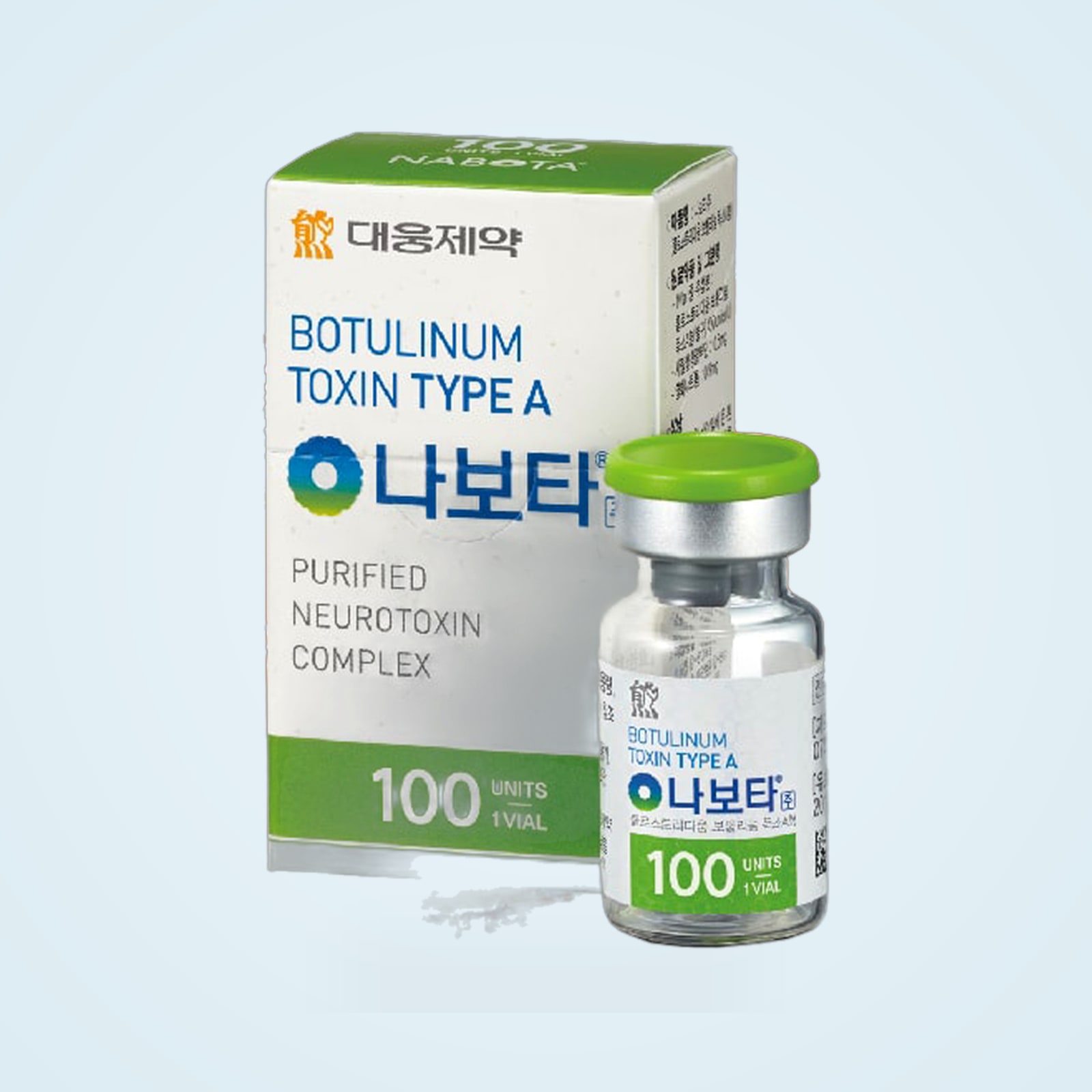 Envase del producto Na-bota 100U